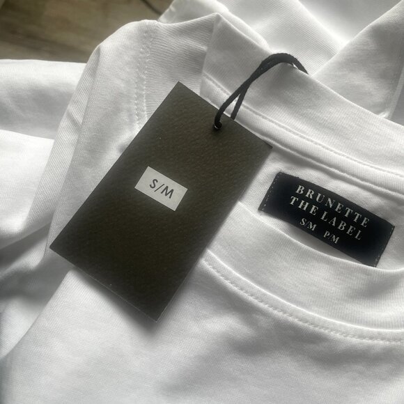 Brunette the Label x Poshmark Exclusive Collection Cotton White Graphic Tee - Picture 8 of 12